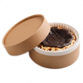 MOLDE PREMIUM PARA FORNO KRAFT + TAMPA E CÁPSULA Ø130×70 mm (5 Unid.)