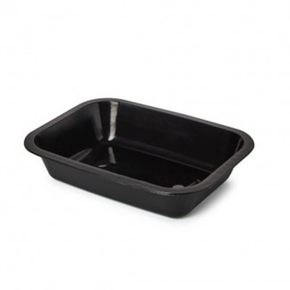 BANDEJA TERMOSELLADO NEGRA 1/8 GS 168x128x35 mm (560 Uds.)