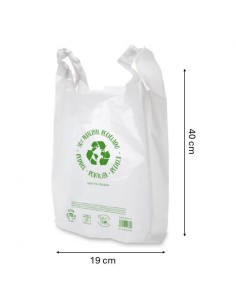 ▷ Bolsa de Plástico con Asas 30x40 cm. Económicas - Envío 24h. 2