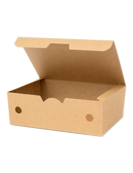 ▶️Caixa para fritos grande Kraft 900 cc 142x102x61mm (450 Uds.)