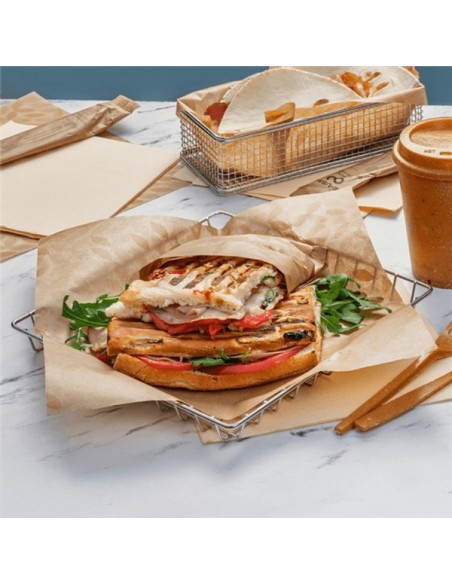 ▷ Papel para Embrulhar ANTIGORDURA Castanho 28x34cm - Envio 24 h.