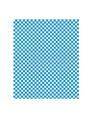 ▷ Papel de Embrulho ANTIGORDURA Quadrados Azuis 28x34cm - Envio 24 h.