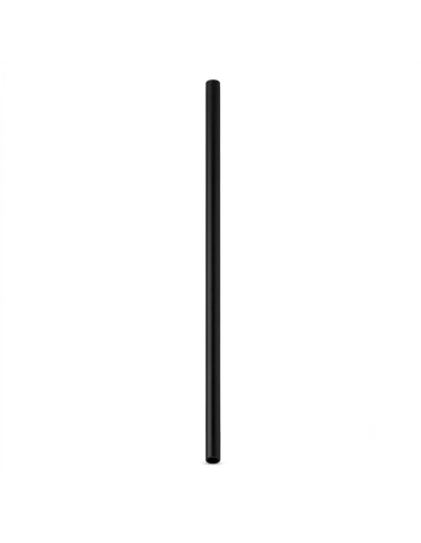 Palhinha de Plástico PP Reutilizável Preta 200x6mm - Envio Gratuito 24h.