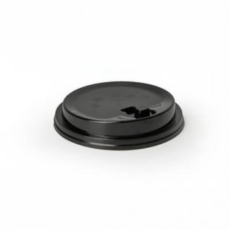TAPA VASOS BUBBLE TEA NEGRA 450/490/660 cc Ø 90 mm (50 Uds)