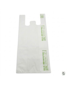 ▷ Saco Camisola Biodegradável e Compostável 30 x 40 cm.
