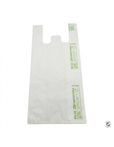 ▷ Saco Camisola Biodegradável e Compostável 30 x 40 cm.