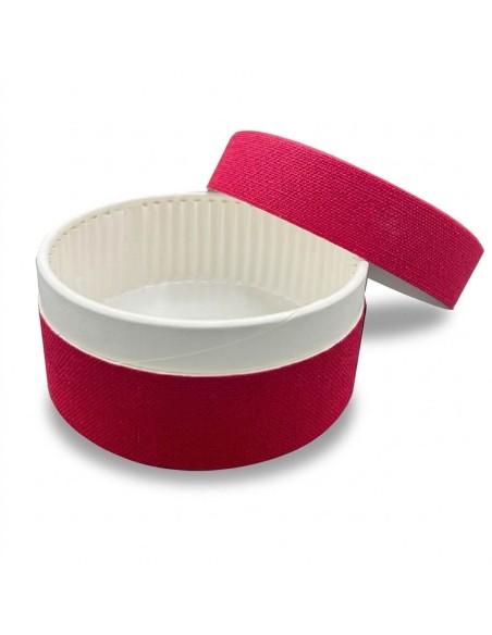 MOLDE PREMIUM HORNEABLE ROJO + TAPA Y CÁPSULA Ø130x70 mm (5 Uds.)