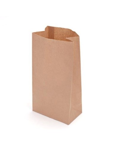 ▷ Saco de Papel Kraft Sem Asas Americano 18X10X34 cm - Envio 24h.