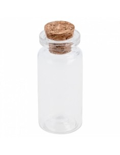 ▷ Mini Garrafa com Rolha de Cortiça 20 ml. - Envio 24 h.