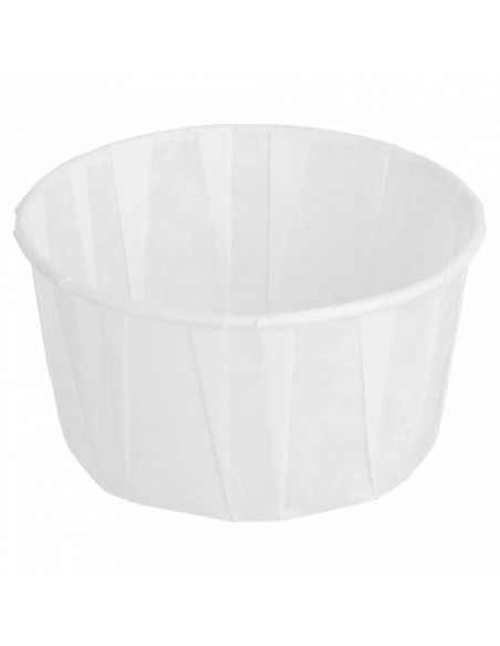 ▷ Comprar Taças de Papel Plissado 120 cc Brancas - Envio em 24H.