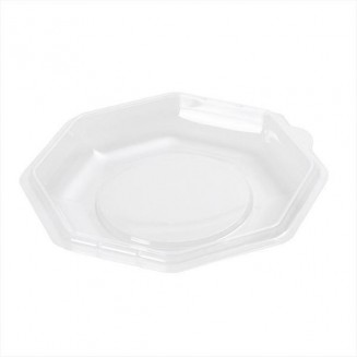 TAPA ENSALADERA NEGRA OCTOGONAL (50 Uds.)