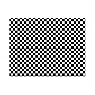 PAPEL ANTI-GORDURA QUADROS PRETOS E BRANCOS (1.000 Unid.)