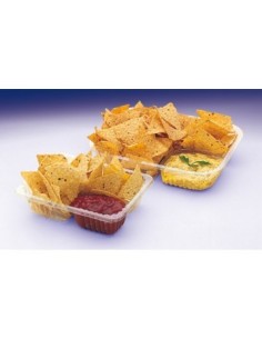 ▷ Bandejas de Plástico con Dos Compartimentos - Envío24h. ✅ 2