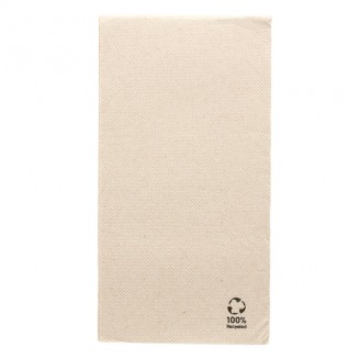 SERVILLETAS DE PAPEL 1/8 40x40 cm. MARRÓN (1.200 Uds.)