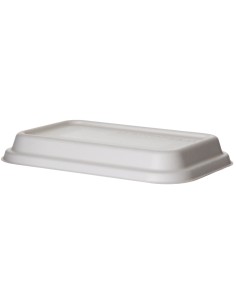 ▷ Tampa de Cana-de-Açúcar Compostável 175x120x10mm - Envio em 24h. ✅✅