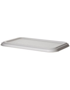▷ Tampa de Cana-de-açúcar Compostável 210x140x5mm - Envio 24h.