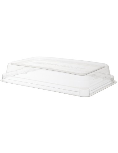 ▷ Tampa PLA Compostável 210x140x25mm - Envio em 24h.