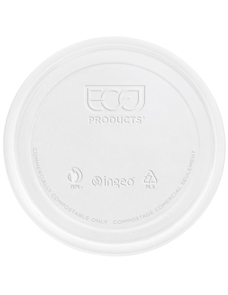 ▷ Tampa para Embalagem Redonda Biodegradável PLA 235-940ml - Envio em 24h.✅✅
