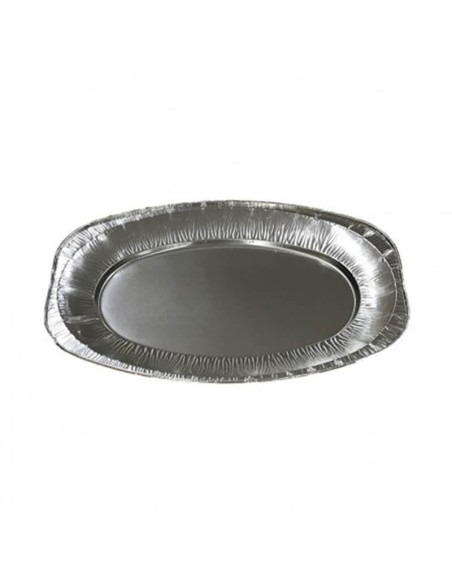 ▷ Tabuleiro de Alumínio Oval 550X360X20 mm - Envio em 24h
