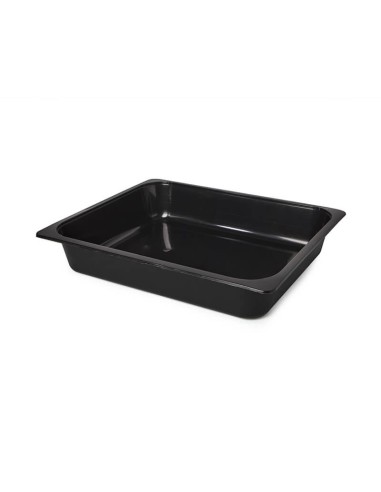▷ Tabuleiro Termosselável PP 1/2 Gastronorm Preto - Envio em 24h.