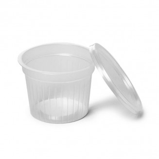 PACK DE TAÇA 100 cc + TAMPA (100 Unid.)