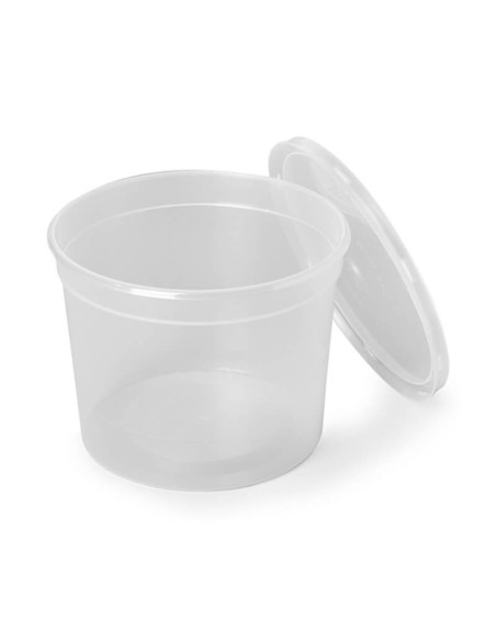 ▷ Embalagem de Plástico com Fecho Hermético 750 ml mais Tampa - Envio em 24h.
