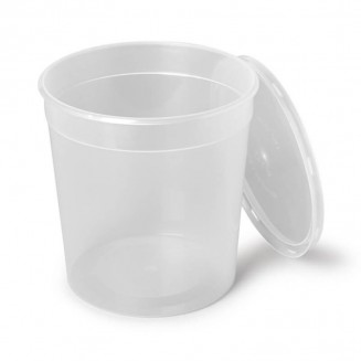 PACK TARRINA TRANSPARENTE 1.000 cc + TAPA (50 Uds.)