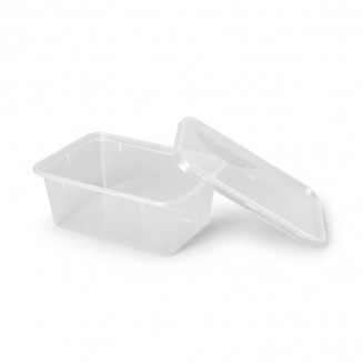 PACK ENVASE RECTANGULAR 750 cc + TAPA (500 Uds.)