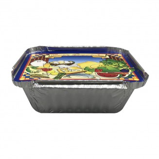 PACK EMBALAGEM DE ALUMÍNIO 500 cc + TAMPA DE CARTÃO COM FUROS (100 Unid.)