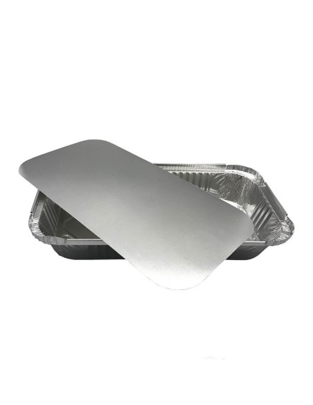 ▷ Tabuleiro de Alumínio para Alimentos 1820 ml mais Tampa - Envio 24h.