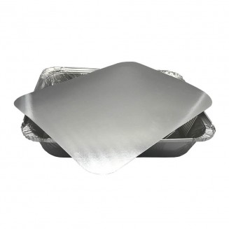 PACK ENVASE DE ALUMINIO 321X261X50 MM + TAPA (100 Uds.)