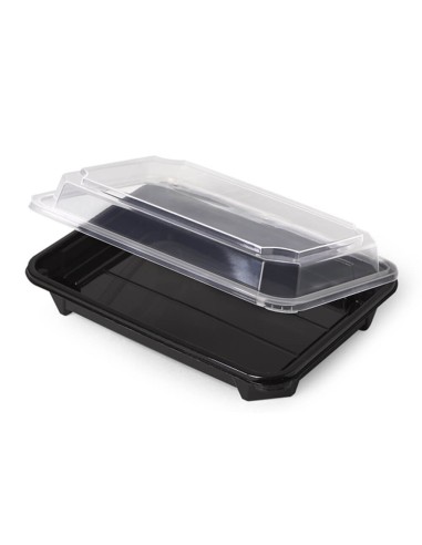 ▷ Tabuleiro para Sushi Preto 185X125X47 mm - Envio Gratuito 24h.