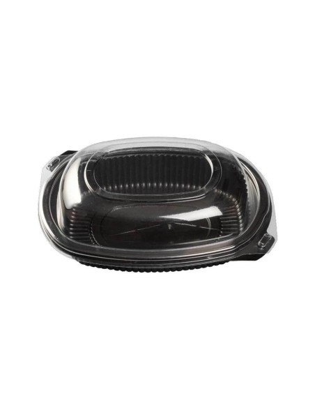 ✅ Embalagem de Plástico para Micro-ondas Preta + Tampa - Envio Gratuito 24h.