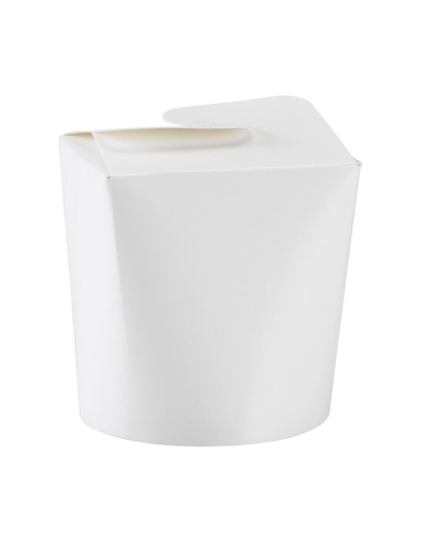 ▷ Embalagem de Papel para Noodles Branca 500 cc - Envio em 24h.