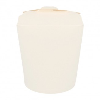 EMBALAGEM DE PAPEL BRANCO 960 cc (50 Unid.)