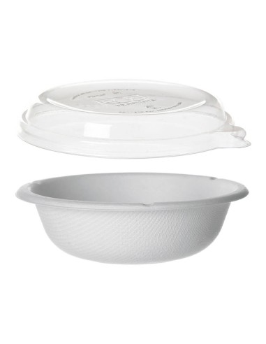 ▷ Taças Compostáveis 470 cc com Tampa - Envases del Mediterráneo ✅✅