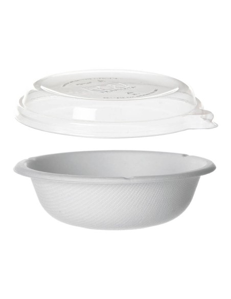 ▷ Taças Compostáveis 470 cc com Tampa - Envases del Mediterráneo ✅✅