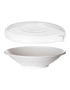 ▷ Bowls Fideos Compostáveis 710 cc com Tampa - Envio 24h. ✅✅