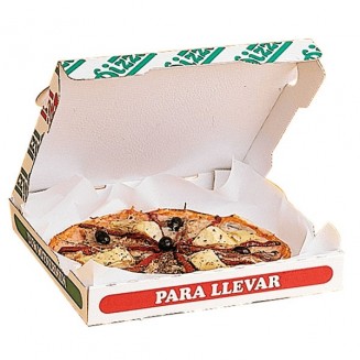 TELECAJAS  Caja Robusta para Pizzas 33x33 cms (mediana)