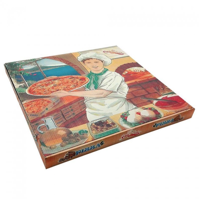 Horno Platillo Visualizar Cajas para Pizza 30X30 cm - Envío 24h.✓ - Envases del Mediterráneo✓