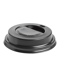▷ Tampa Preta para Copo de Papel para Café 6 Oz / 192 ml - Envio em 24h.✅✅