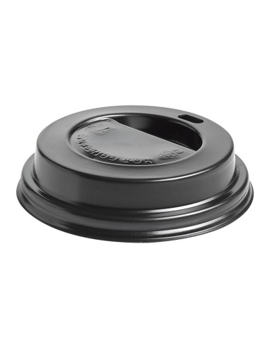 ▷ Tampa Preta para Copo de Papel para Café 6 Oz / 192 ml - Envio em 24h.✅✅