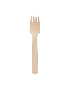 ▷ Garfo de Madeira Descartável - Envio em 24h. - Envases del Mediterráneo