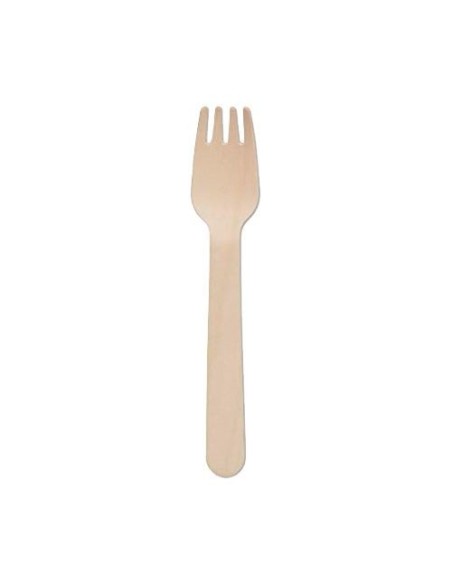 ▷ Garfo de Madeira Descartável - Envio em 24h. - Envases del Mediterráneo