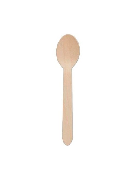 ▷ Colher de Madeira Descartável - Envio 24h. - Envases del Mediterráneo