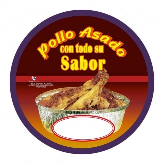 TAMPA DE CARTÃO PARA EMBALAGEM DE FRANGO 1900 cc (100 Unid.)