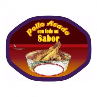 TAPA CON AGUJEROS PARA ENVASE POLLO BRASA 2600 cc (100 Uds.)