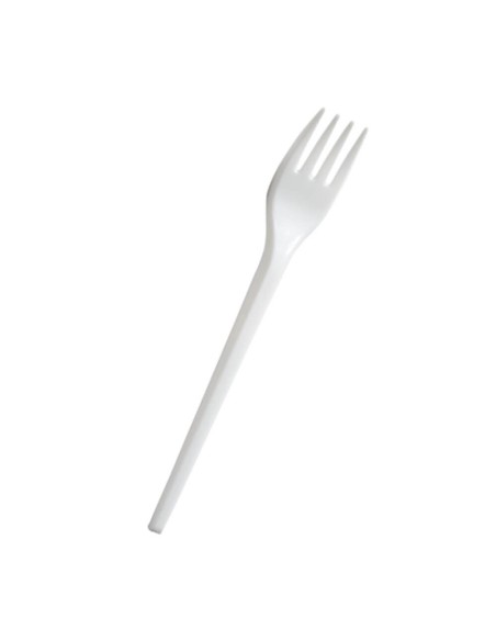 ▷ Garfo Biodegradável Branco CPLA - Envio em 24h.
