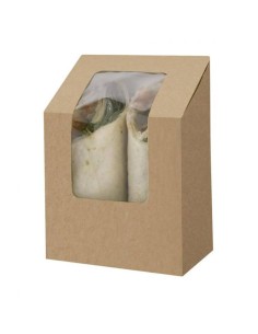 ▷ Caixa de Papel Kraft com Janela - Envio em 24h.