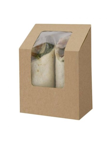 ▷ Caixa de Papel Kraft com Janela - Envio em 24h.